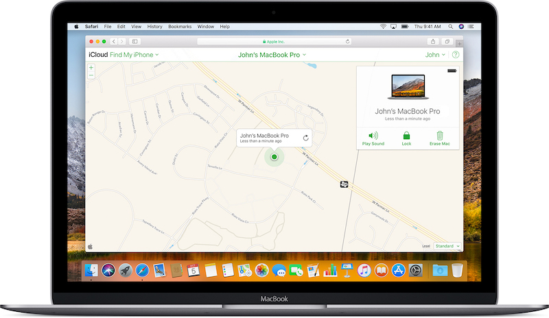 how to use mac to find iphone